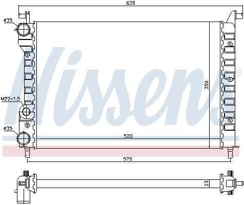 Nissens Radiateur 61802