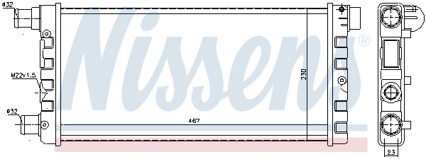 Nissens Radiateur 61814