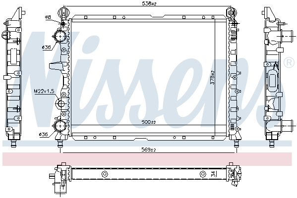 Nissens Radiateur 61842