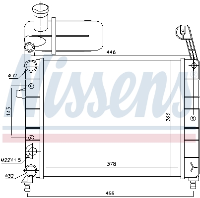 Nissens Radiateur 61845