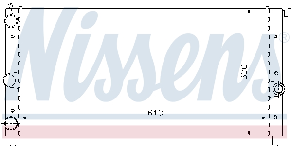 Nissens Radiateur 61848