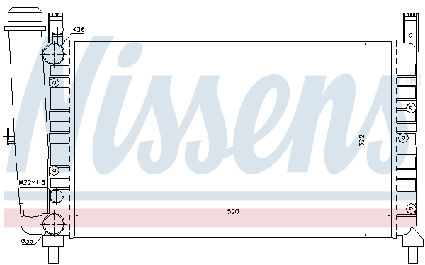 Nissens Radiateur 61852