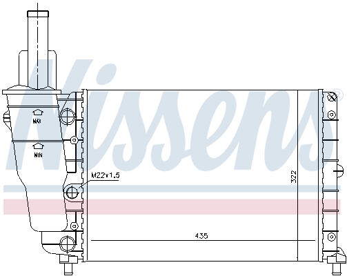 Nissens Radiateur 61856