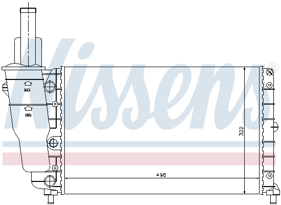 Nissens Radiateur 61857