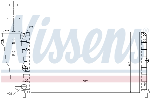 Nissens Radiateur 61858