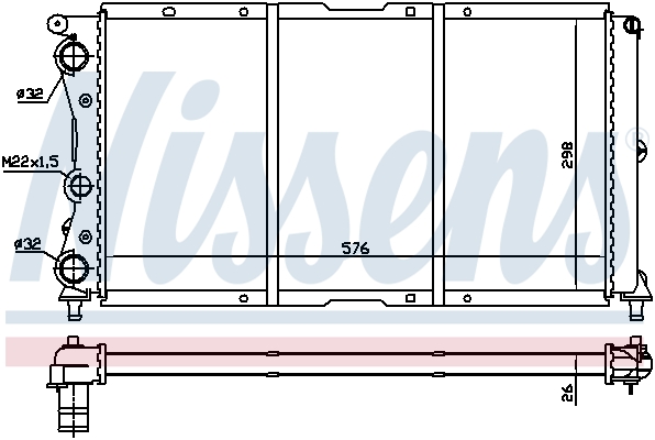 Nissens Radiateur 61859