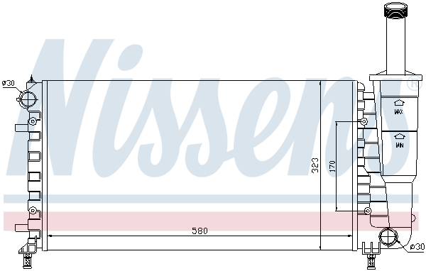 Nissens Radiateur 61888