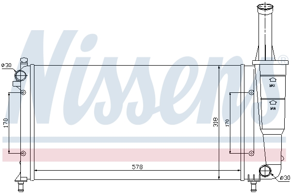 Nissens Radiateur 61889