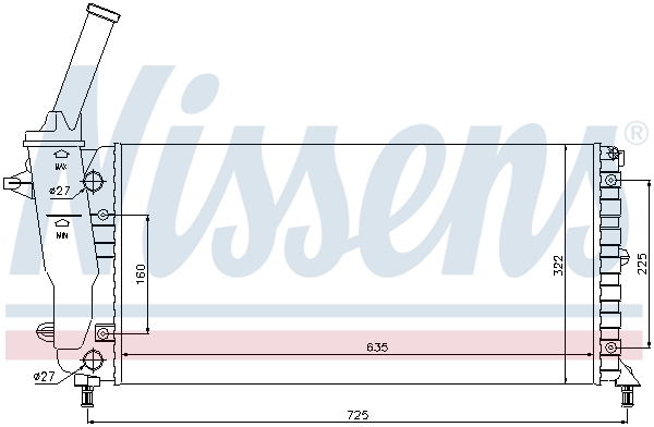 Nissens Radiateur 61893