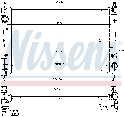 Nissens Radiateur 61919