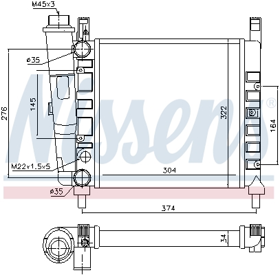 Nissens Radiateur 61930