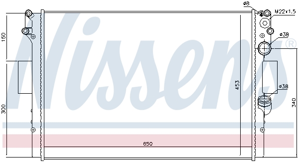 Nissens Radiateur 61985