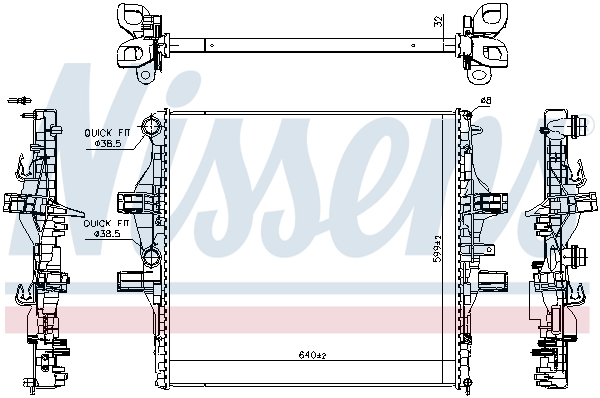 Nissens Radiateur 61989