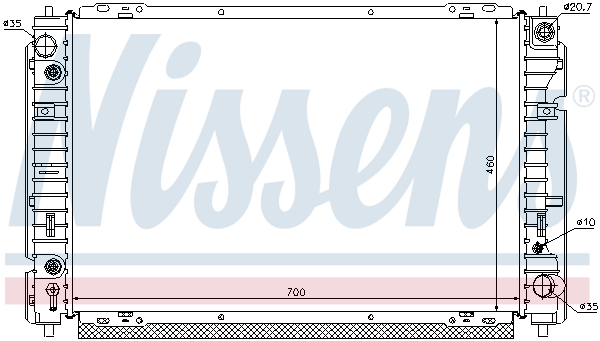 Nissens Radiateur 62004