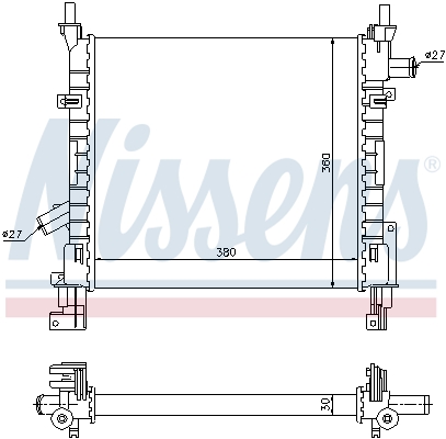 Nissens Radiateur 62005