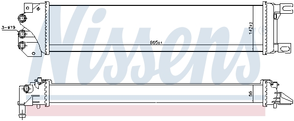 Nissens Interkoeler 620155