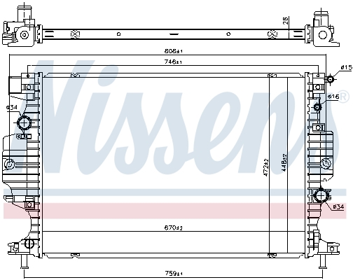 Nissens Radiateur 620156