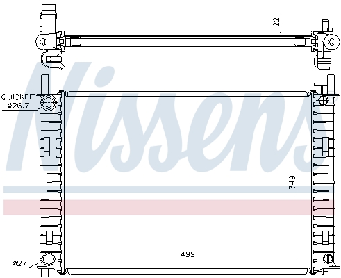 Nissens Radiateur 62027A