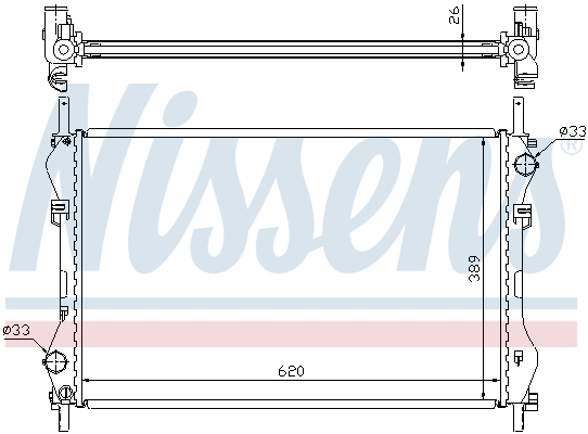 Nissens Radiateur 62044A