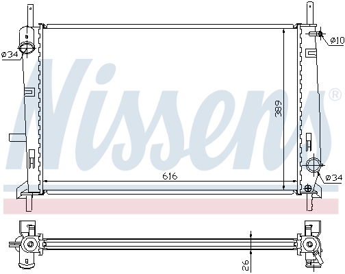 Nissens Radiateur 62056A