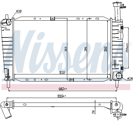 Nissens Radiateur 62065