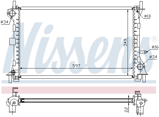 Nissens Radiateur 62075A