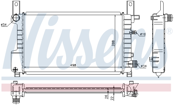 Nissens Radiateur 62076A