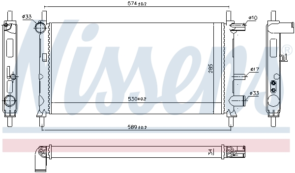 Nissens Radiateur 62082A