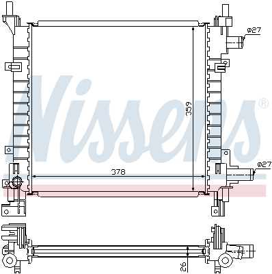 Nissens Radiateur 62083A