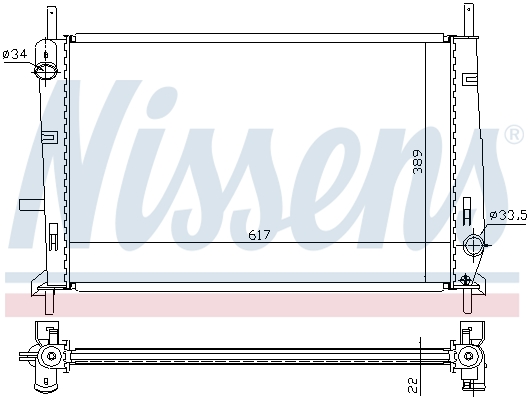 Nissens Radiateur 62104