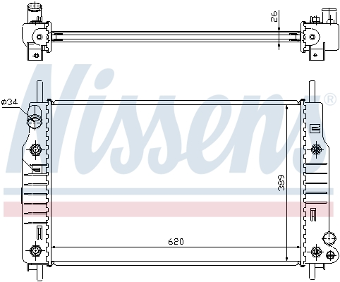 Nissens Radiateur 62105