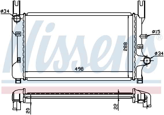 Nissens Radiateur 62117A