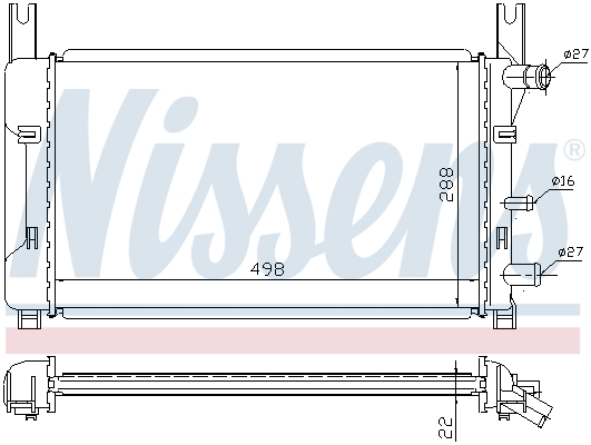 Nissens Radiateur 62121A