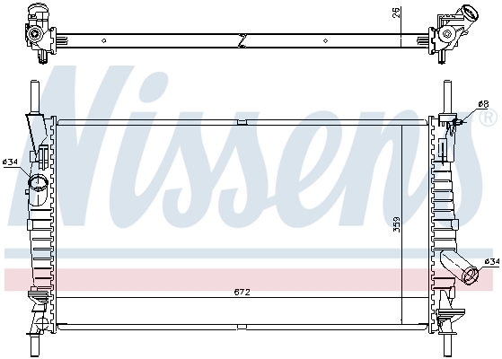 Nissens Radiateur 62128