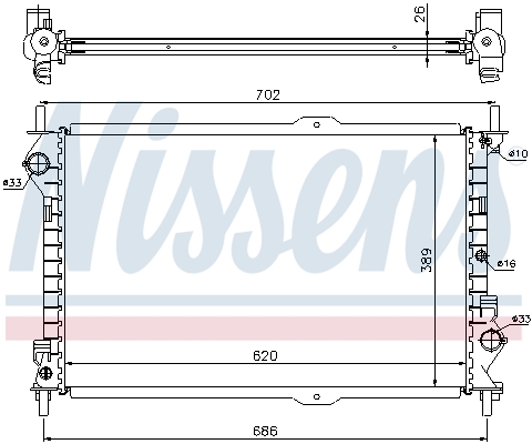 Nissens Radiateur 62156A