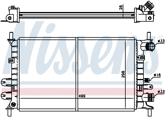 Nissens Radiateur 62163