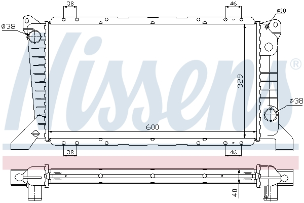 Nissens Radiateur 62241A