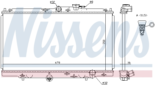 Nissens Radiateur 62258