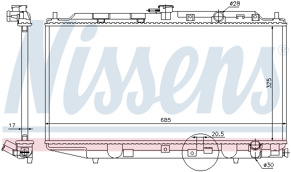 Nissens Radiateur 62276