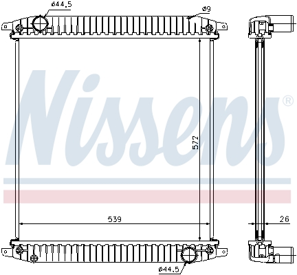 Nissens Radiateur 62341A