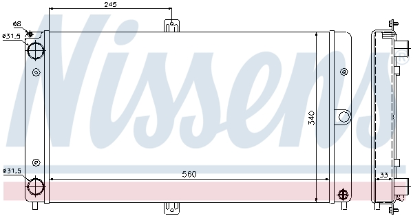 Nissens Radiateur 623552