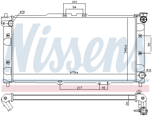 Nissens Radiateur 62382A