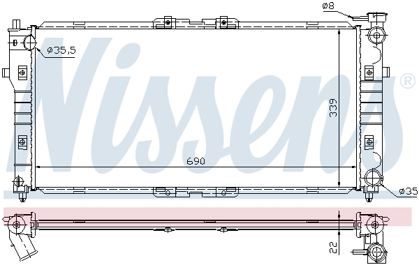 Nissens Radiateur 62392A