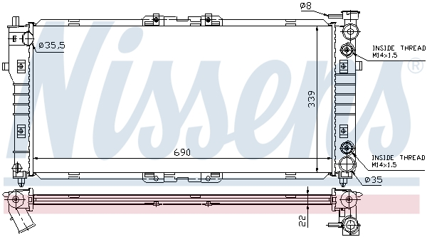 Nissens Radiateur 62393