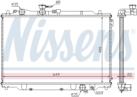 Nissens Radiateur 62405A