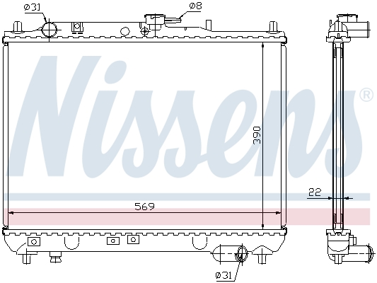 Nissens Radiateur 62409A