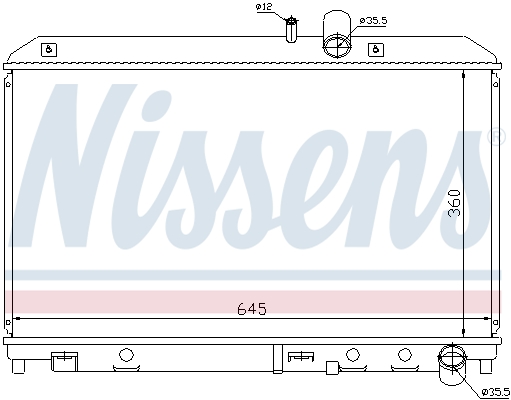 Nissens Radiateur 62458