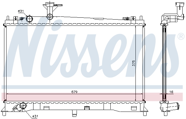 Nissens Radiateur 62462A