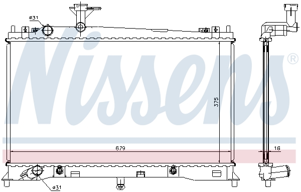 Nissens Radiateur 62463A