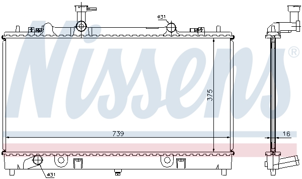 Nissens Radiateur 62466A